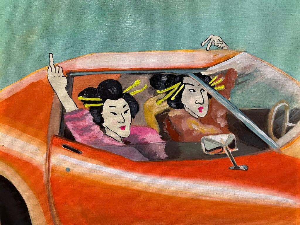 El Toni, entre autos y geishas