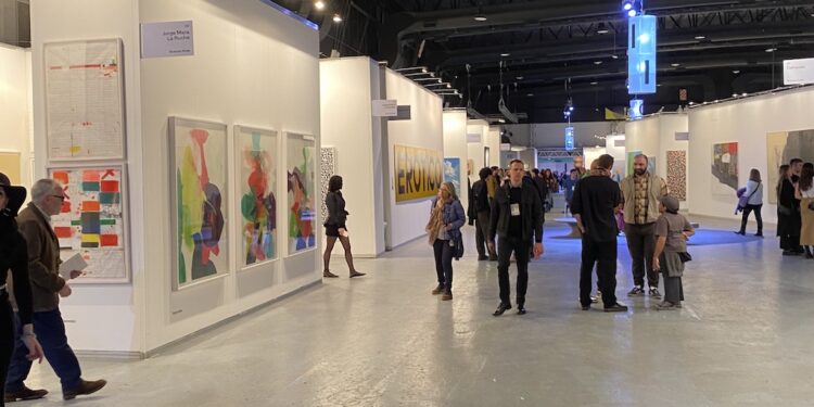 Artistas consagrados y emergentes en ARTEBA