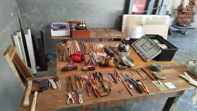 muestra escultórica
